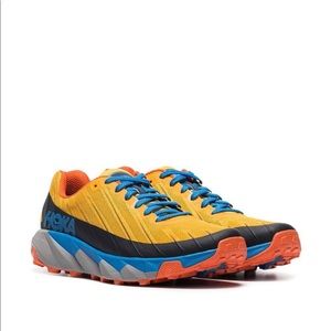 Hoka One One
Men's Blue Mustard Yellow Torrent Trail Low-top Running Sneakers